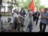 Знамя с красным галстуком цвета одного-3