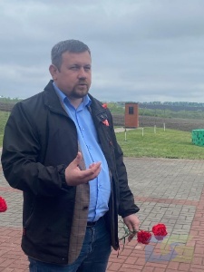 Накануне 9 Мая воронежские коммунисты почтили память красноармейцев Николая Загорского, Вячеслава Горбаконя  и крестьянина Якова Доровских-4